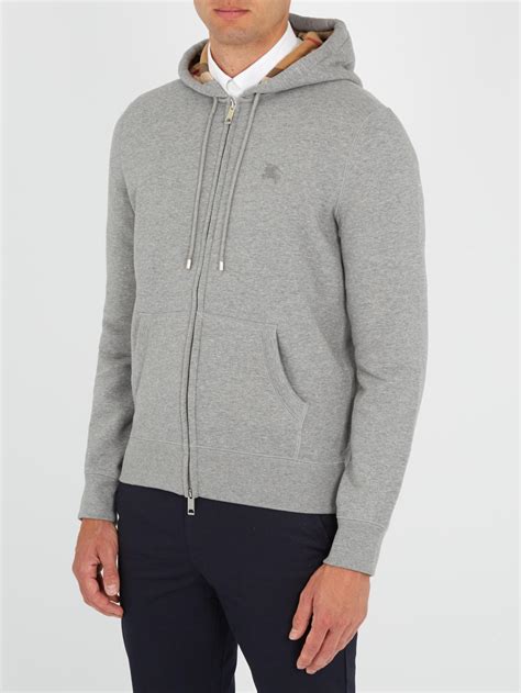 hoodie burberry jacket mens|Burberry zipped hoodie.